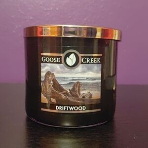 Goose Creek Driftwood Scented Candle - Black and White